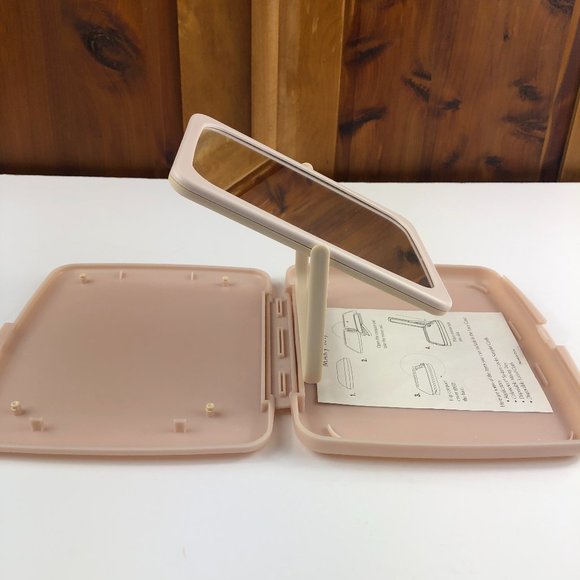 Mary Kay Vintage 2-Side Mirror Travel Set with Make-up Tray.